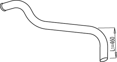 DINEX 68679 Auspuffrohr