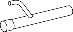 DINEX 68683 Auspuffrohr