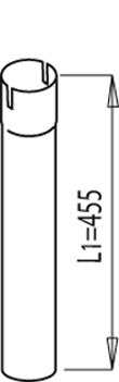 DINEX 68695 Auspuffrohr
