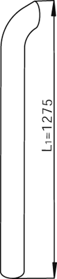 DINEX 68701 Auspuffrohr
