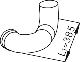 DINEX 68708 Auspuffrohr