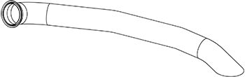 DINEX 68734 Auspuffrohr