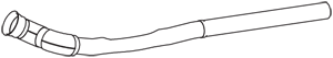 DINEX 68739 Auspuffrohr