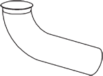 DINEX 68740 Auspuffrohr