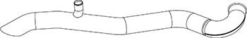DINEX 68744 Auspuffrohr