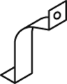 Befestigungsteil, Abgasanlage DINEX 68837