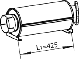 DINEX 69331 Medienschalldämpfer