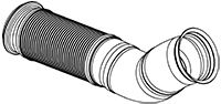 DINEX 6GA001 Auspuffrohr