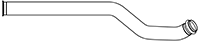 DINEX 6GA002 Auspuffrohr