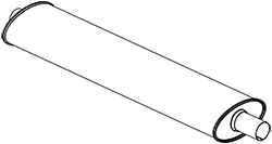 Späterer Schalldämpfer DINEX 6GC001