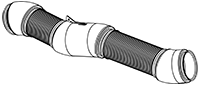 DINEX 6LA005 Auspuffrohr