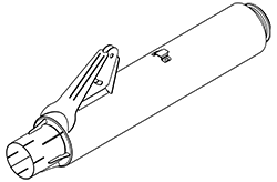 Späterer Schalldämpfer DINEX 6LC004