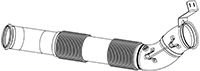 DINEX 6LE001 Auspuffrohr