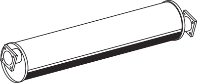 Zentral-/Außenschalldämpfer DINEX 70317