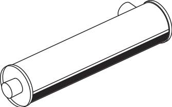 Zentral-/Außenschalldämpfer DINEX 70335