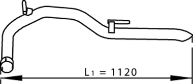 Auspuffrohr Vw CRAFTER 30-50 Plattform/Chassis · Mercedes-Benz SPRINTER 3,5-t Plattform/Chassis · Mercedes-Benz SPRINTER 5-t Plattform/Chassis