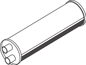 Zentral-/Außenschalldämpfer DINEX 80381