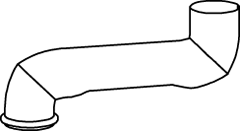 DINEX 80554 Auspuffrohr