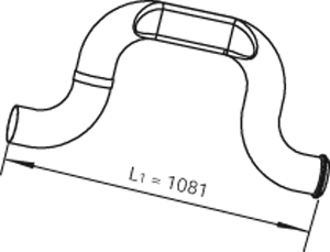 DINEX 80779 Auspuffrohr