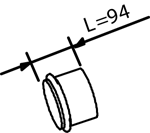 DINEX 80780 Auspuffrohr