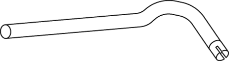 DINEX 81250 Auspuffrohr