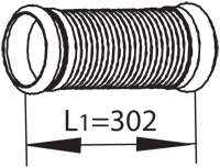 DINEX 81251 Auspuffrohr