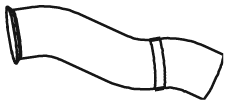 DINEX 81265 Auspuffrohr