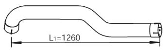 DINEX 81635 Auspuffrohr