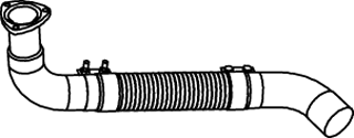 DINEX 84099 Auspuffrohr
