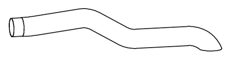 DINEX 84701 Auspuffrohr