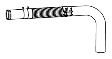 DINEX 85208 Auspuffrohr