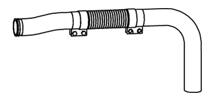 DINEX 85213 Auspuffrohr