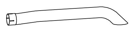 DINEX 85657 Auspuffrohr