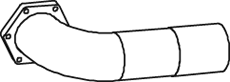 DINEX 87190 Auspuffrohr