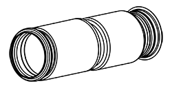 DINEX 8AE024 Auspuffrohr