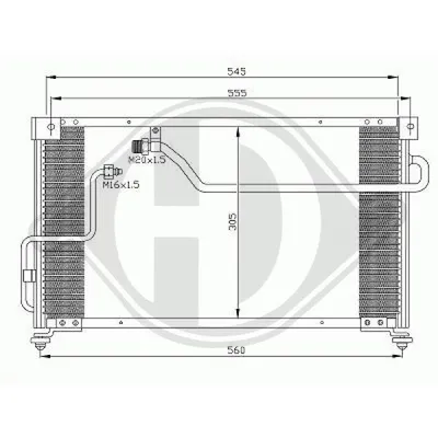 Kondensator, Klimaanlage Mazda 626 IV · Mazda 626 IV Hatchback