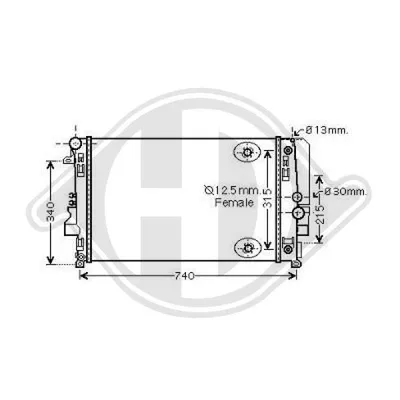 Heizkörper, Motorkühlung Mercedes-Benz VIANO · Mercedes-Benz VITO Bus · Mercedes-Benz VITO / MIXTO Van