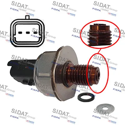 Sensor, Kraftstoffdruck Citroën BERLINGO / BERLINGO FIRST Box Body/MPV · Citroën BERLINGO / BERLINGO FIRST MPV · Citroën XSARA
