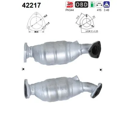 Katalysator Audi A6 C5 · Audi A6 C5 Avant · Audi A4 B6