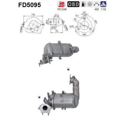 Ruß/Partikelfilter, Abgasanlage Renault SCÉNIC III · Renault GRAND SCÉNIC III · Nissan QASHQAI I
