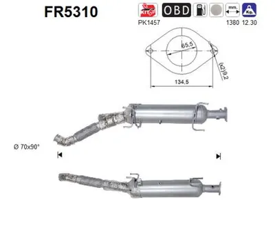 Ruß/Partikelfilter, Abgasanlage Peugeot BOXER Bus · Peugeot BOXER Van · Citroën JUMPER II Van