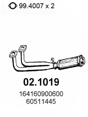 Auspuffrohr Alfa Romeo 164