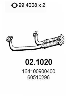 Auspuffrohr Alfa Romeo 164