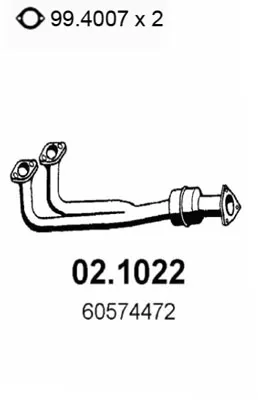 Auspuffrohr Alfa Romeo 164