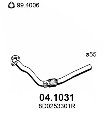 Auspuffrohr Audi A4 B5 · Audi A6 C5 · Audi A6 C5 Avant