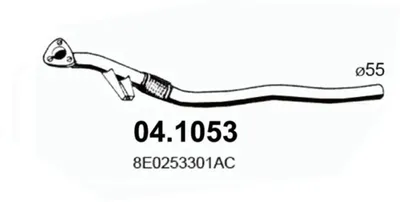 Auspuffrohr Audi A4 B6 · Audi A4 B6 Avant