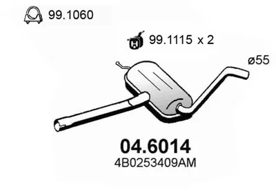 Schalldämpfer Audi A6 C5 · Audi A6 C5 Avant