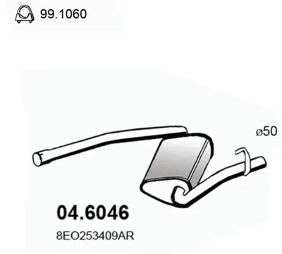 Schalldämpfer Audi A4 B6 · Audi A4 B6 Avant · Audi A4 B7