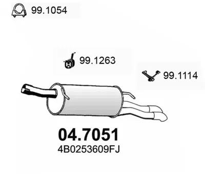 Schalldämpfer Audi A6 C5 · Audi A6 C5 Avant