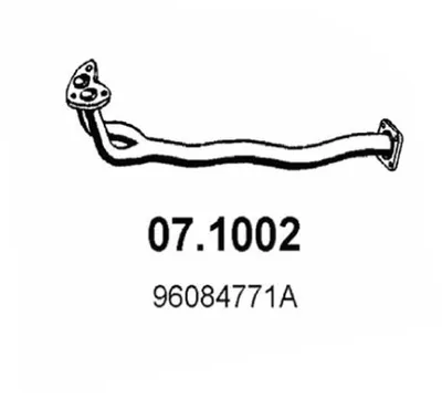 Auspuffrohr Daewoo ESPERO